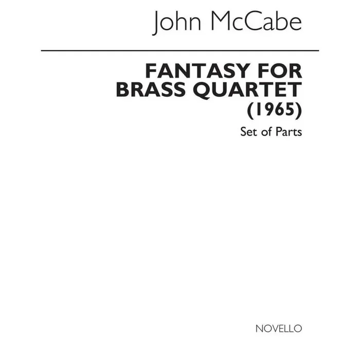 McCabe, John – Fantasy For Brass Quartet Op.35 (Parts)