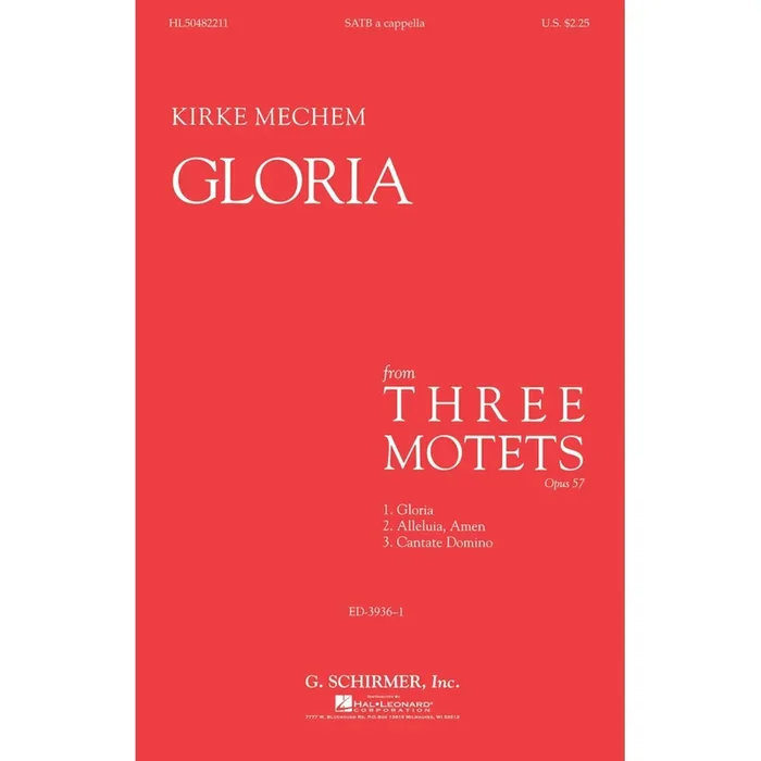 Mechem, Kirke – Gloria – A Cappella
