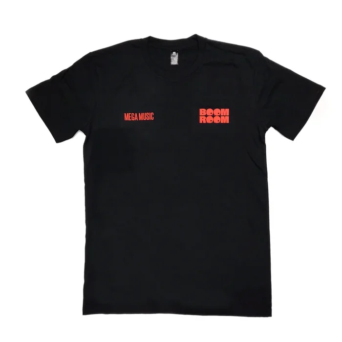 Mega Music ‘Boom Room’ T-Shirt in Black – XL