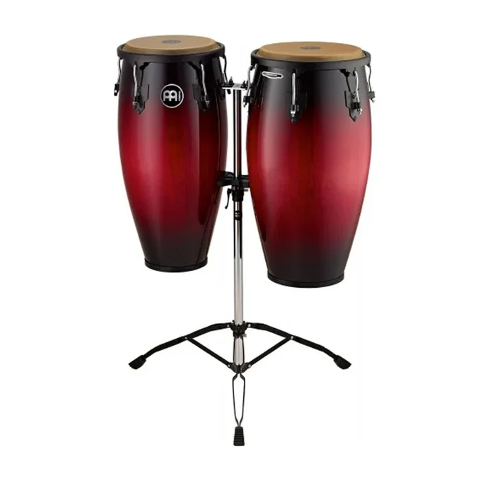 Meinl Conga Set MC82 11″ & 12″ w/ Tripod Stand – Wine Red Burst