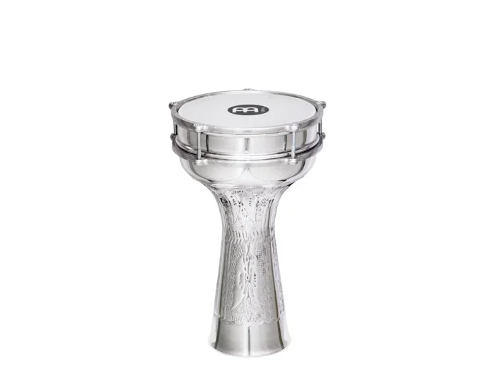 Meinl Large Aluminum Darbuka with Tambourine