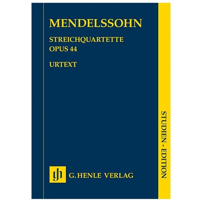Mendelssohn Bartholdy, Felix – String Quartets op. 44/1-3