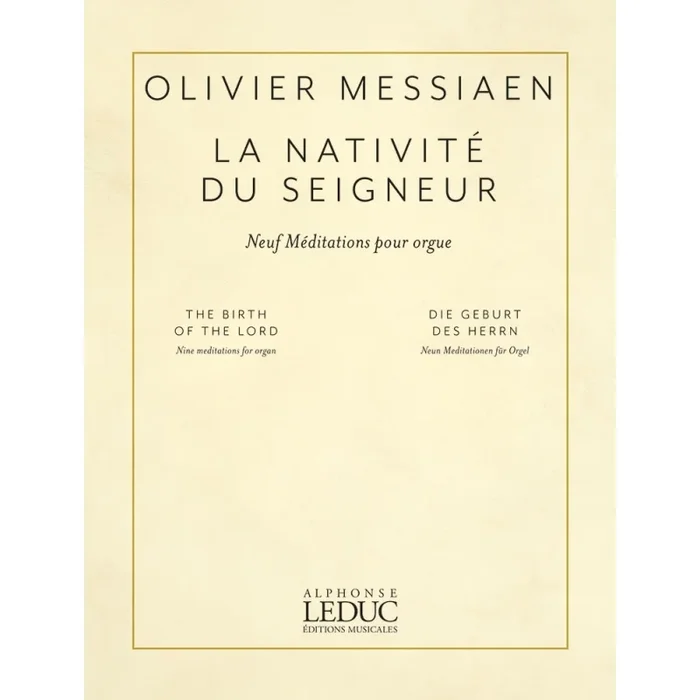 Messiaen, Olivier – La Nativité du Seigneur