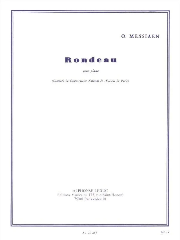 Messiaen: Rondeau