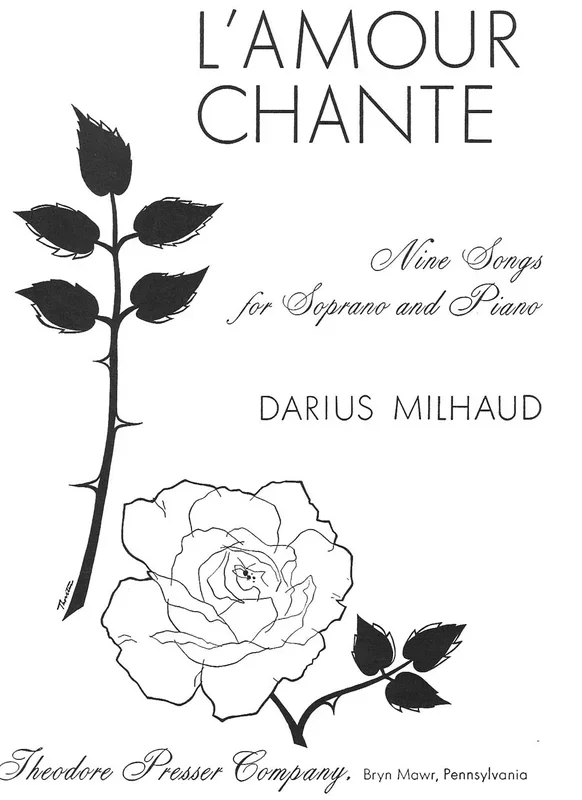 Milhaud: L’amour chante