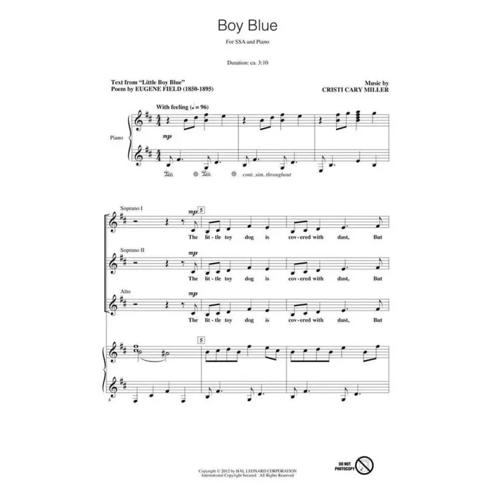 Miller, Cristi Cary – Boy Blue