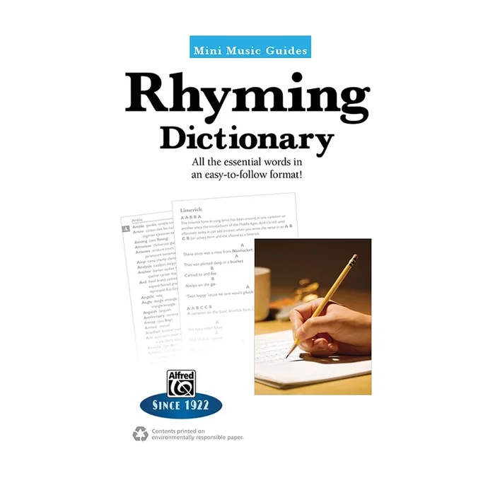 Mitchell, Kevin – Mini Music Guides: Rhyming Dictionary