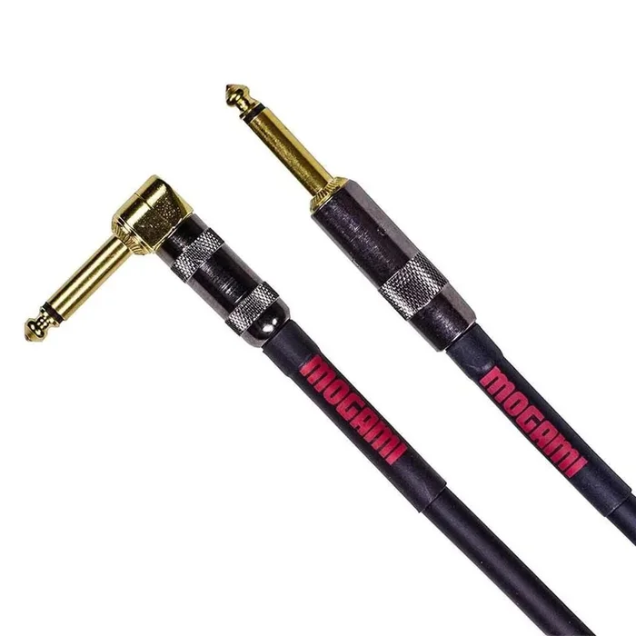 Mogami Overdrive Right Angle Jack Guitar Cable – 12 Foot