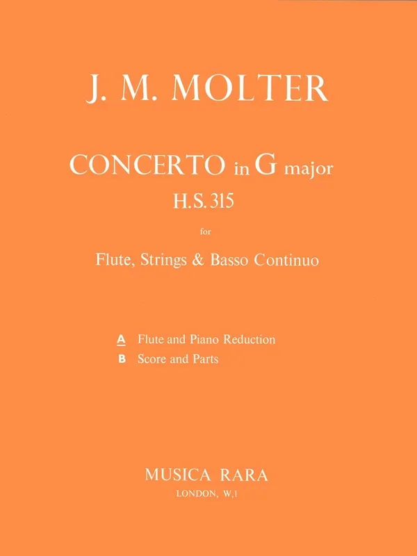 Molter: Flute Concerto in G Major, H.S. 315