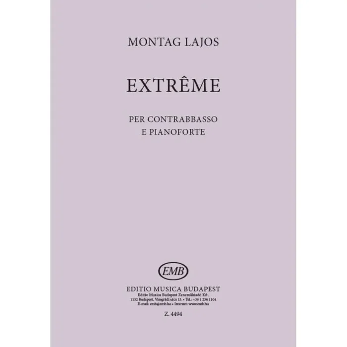 Montag, Lajos – Extreme