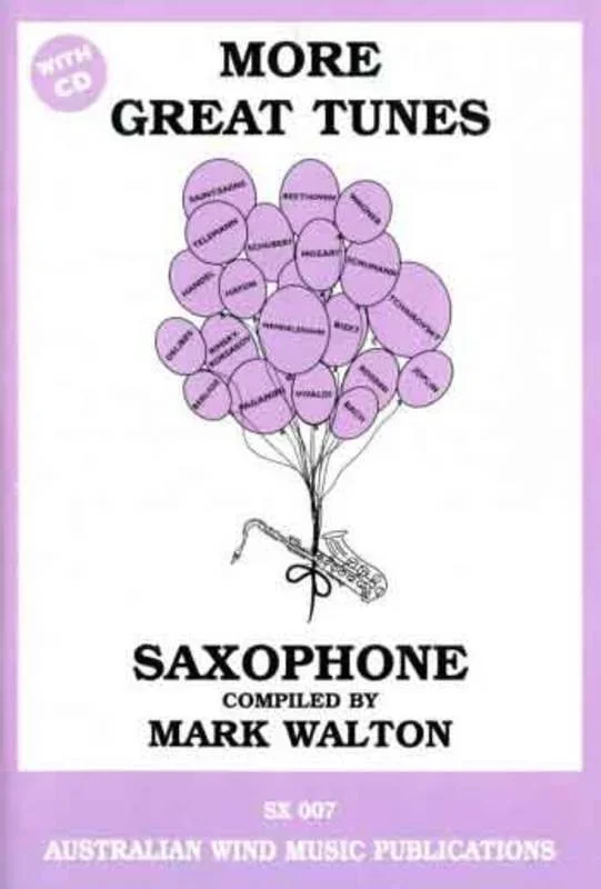 More Great Tunes Alto Sax Book/CD (Softcover Book/CD)