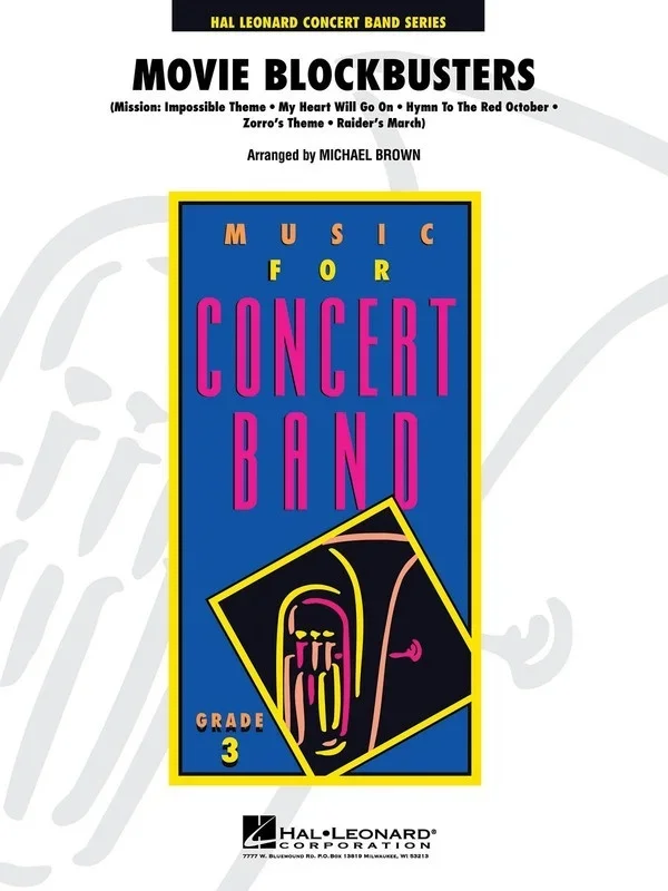 Movie Blockbusters Youth Band3 (Music Score/Parts)