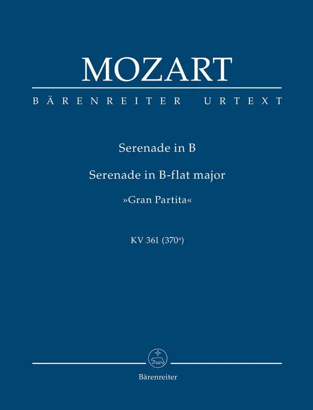Mozart: Gran Partita K361 – Study Score