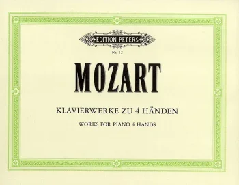 Mozart : Original Compositions For Piano Duet (Peters)