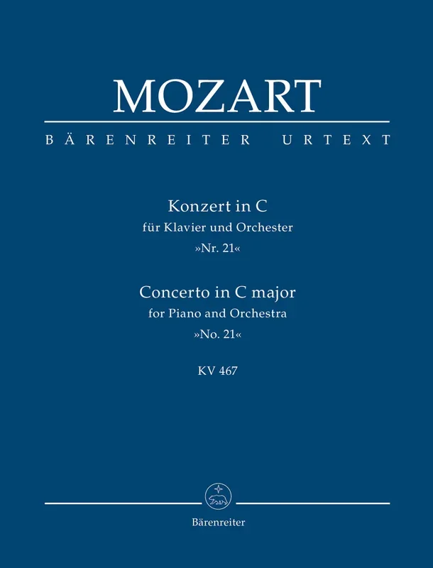 Mozart: Piano Concerto No 21 in C K467 – Study Score