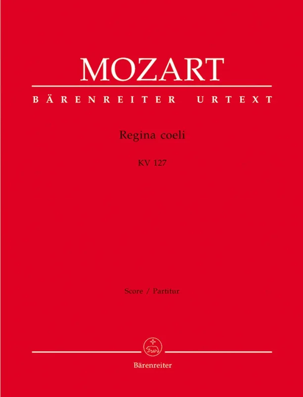 Mozart: Regina Coeli in B Flat K127 – Full Score