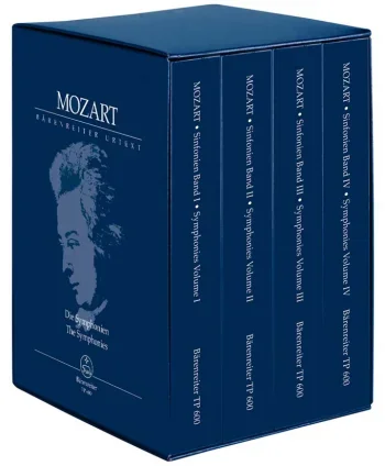 Mozart : Symphonies Complete. 4 Volume Study Score Edition (Urtext) Study Score (Barenreiter)