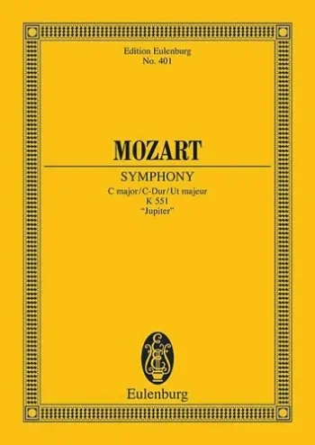 Mozart : Symphony No. 41 : C Major: Miniature Score