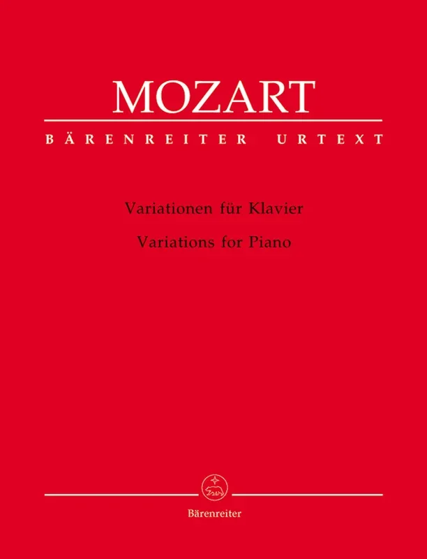 Mozart: Variations for Piano
