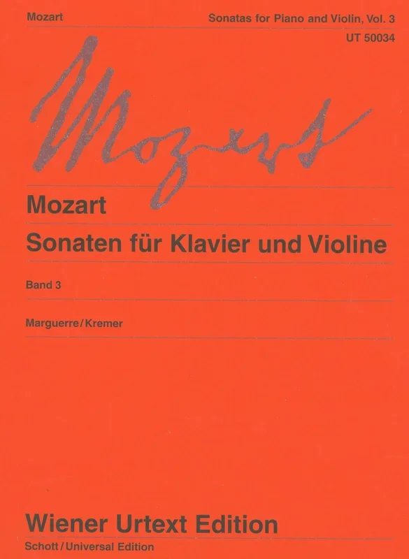 Mozart: Violin Sonatas – Volume 3