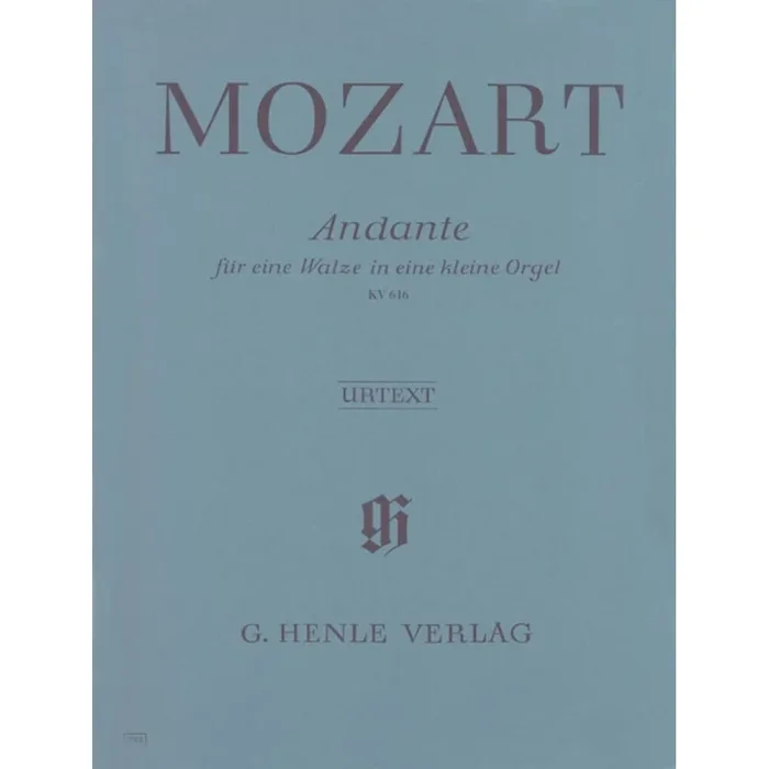 Mozart, Wolfgang Amadeus – Andante F major for a Musical Clock KV 616