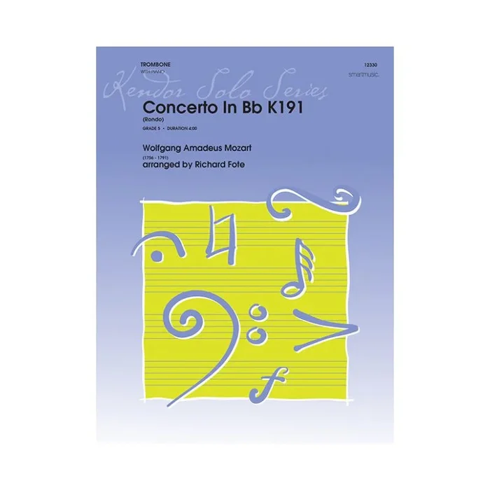 Mozart, Wolfgang Amadeus – Concerto In Bb K 191 (Rondo)