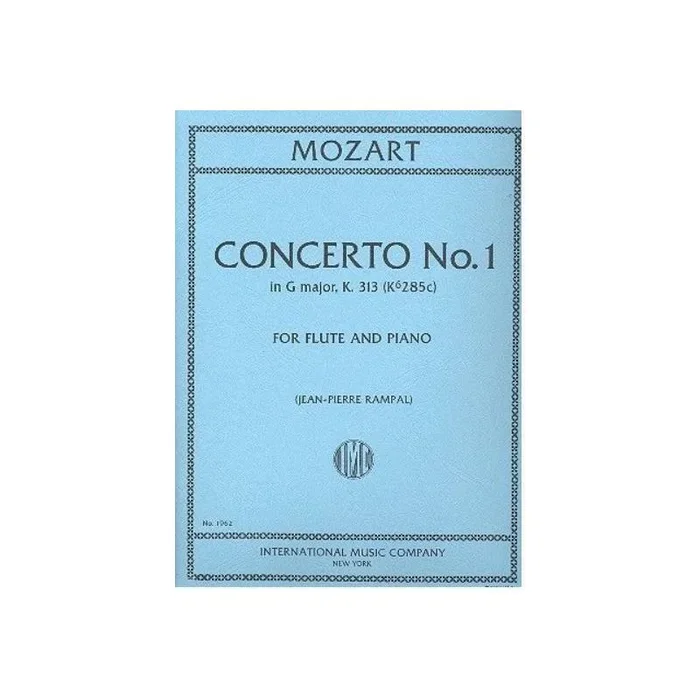 Mozart, Wolfgang Amadeus – Concerto No. 1 in G major KV313 (K6. 285c)