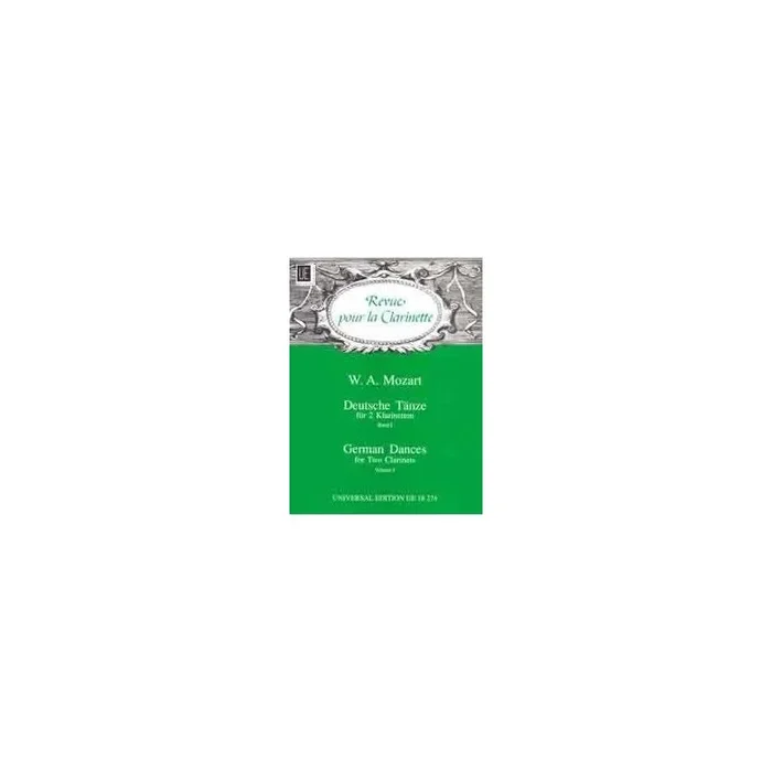 Mozart, Wolfgang Amadeus – German Dances Vol. 1