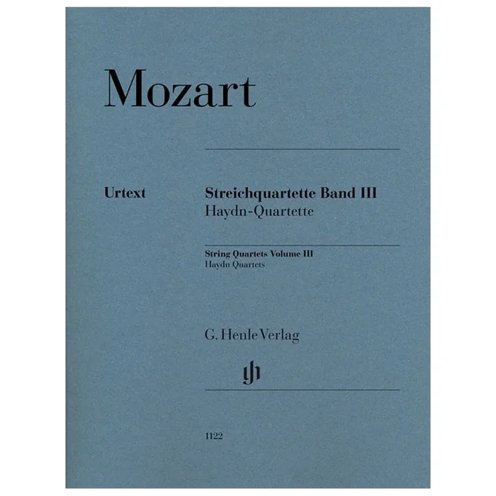 Mozart, Wolfgang Amadeus – String Quartets, Volume III