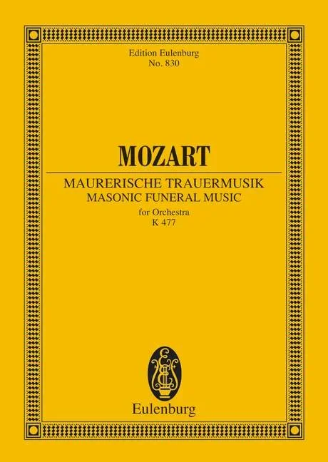 Mozart, Wolfgang Amadeus : Mozart, Wolfgang Amadeus : Masonic Funeral Music, – orchestra – Schott Digital