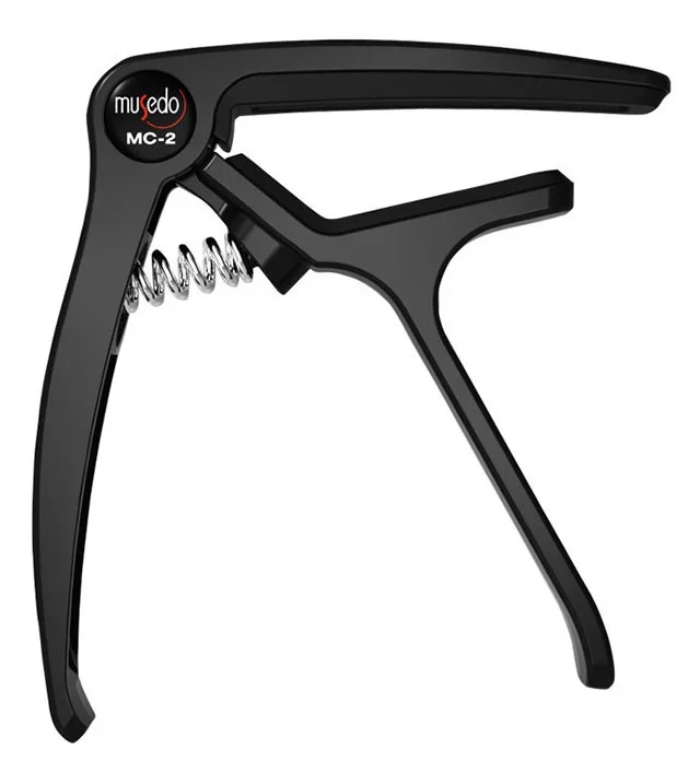 Musedo MC-2 Acoustic Guitar Capo in Black Finish