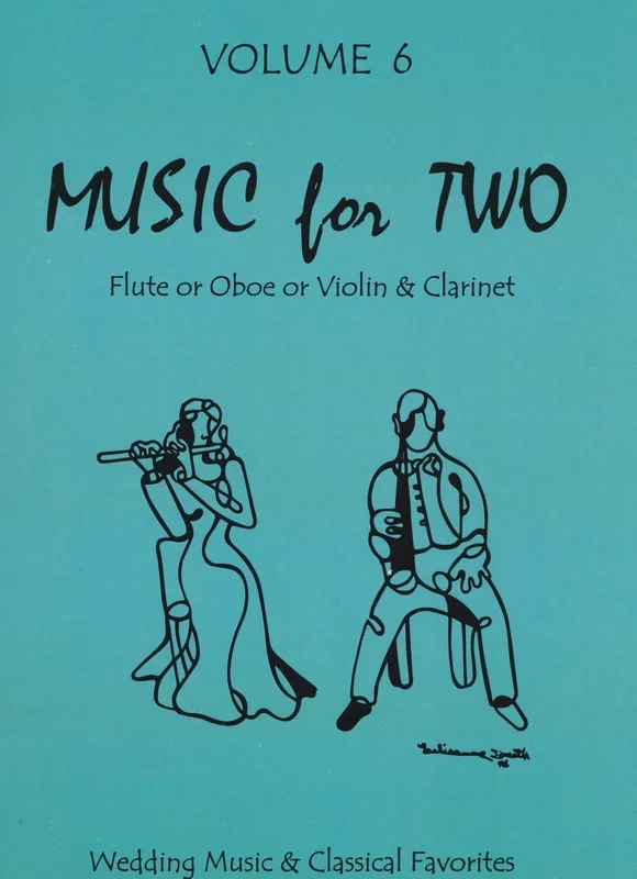 Music for Two – Volume 6 (for flute or oboe or violin & clarinet)