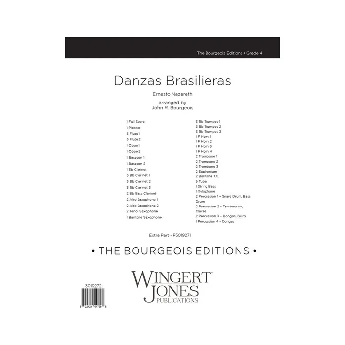 Nazareth, Ernesto – Danza Brasilieras – Full Score