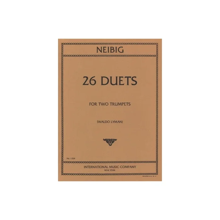 Neibig, Albert – 26 Duets