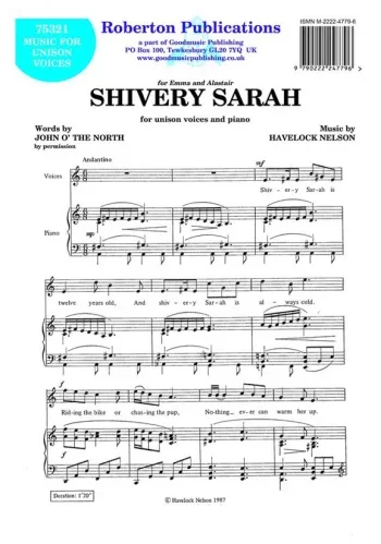 Nelson : Shivery Sarah: Vocal: Solo