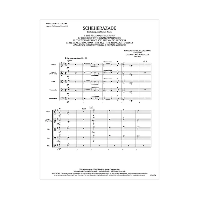Nikolai Rimsky-Korsakov – Scheherazade (String Orchestra)