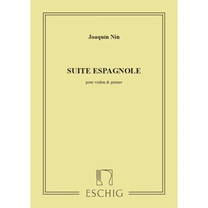 Nin-Culmell, Joaquin – Suite Espagnole Violon-Guitare