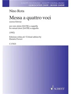 Nino Rota : Messa A 4 Voci: Mixed Choir (SATB) A Cappella