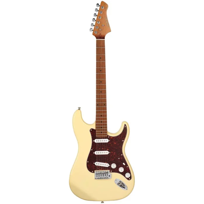 Northstar NS1-VW S-Style Electric Guitar Vintage White, 6 String, Poplar Body