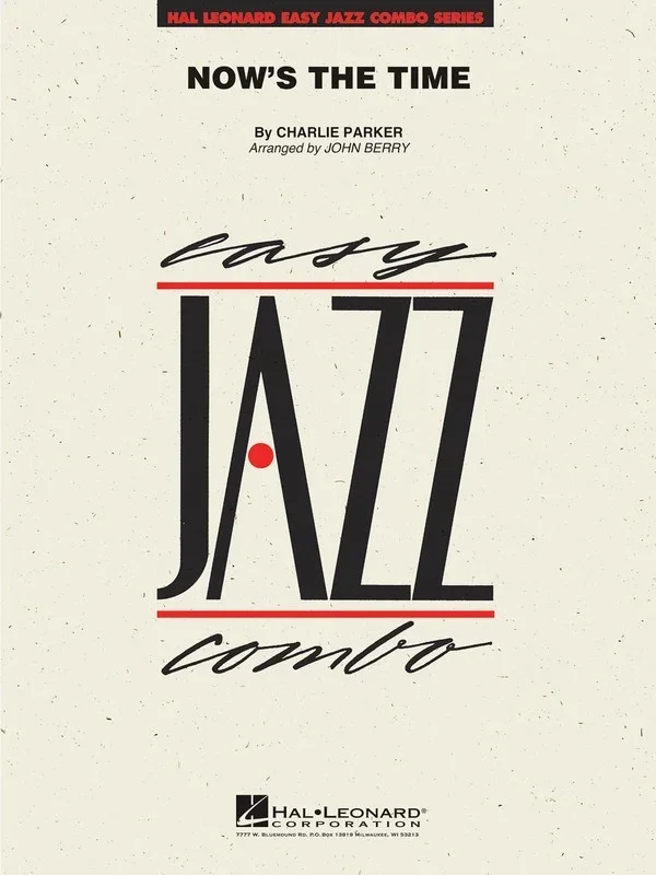Nows The Time Easy Jazz Combo2 Score/Parts