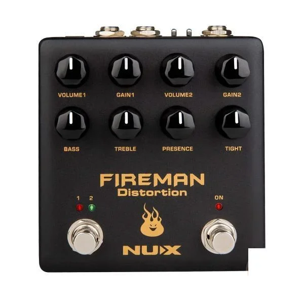 NUX NDS-5 Fireman Dual Channel Distortion Guitar Effects Pedal