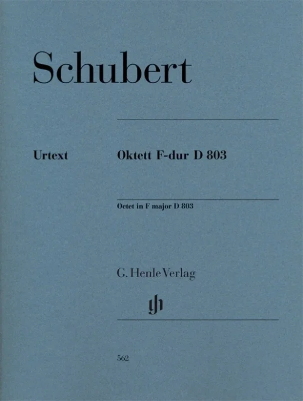 Octet In F Major D 803 Urtext (Softcover Book)