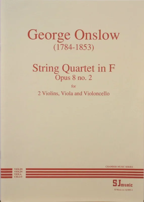 Onslow: String Quartet in F Major, Op. 8, No. 2