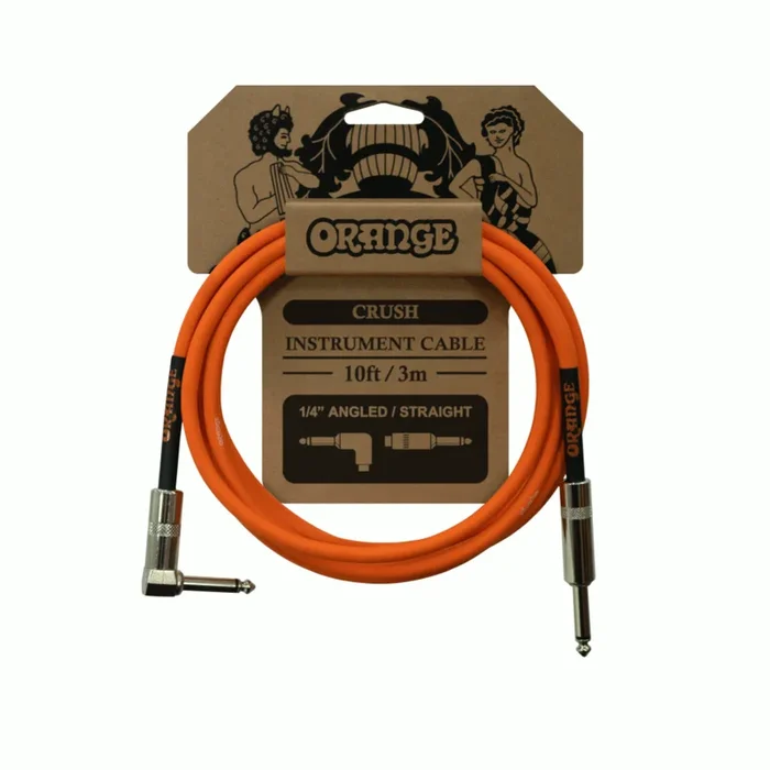 Orange CA035 Crush 10 Feet Guitar Cable Angled Jack