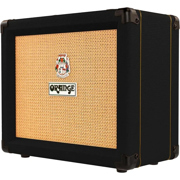 Orange Twin Channel Solid State Crush 1×8 Guitar Amplifier in Black – CRUSH20RTBK