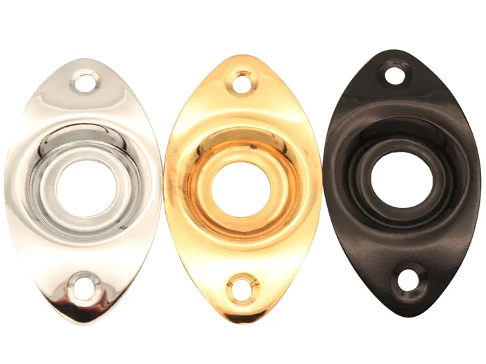 Oval Super Strat style jack plates
