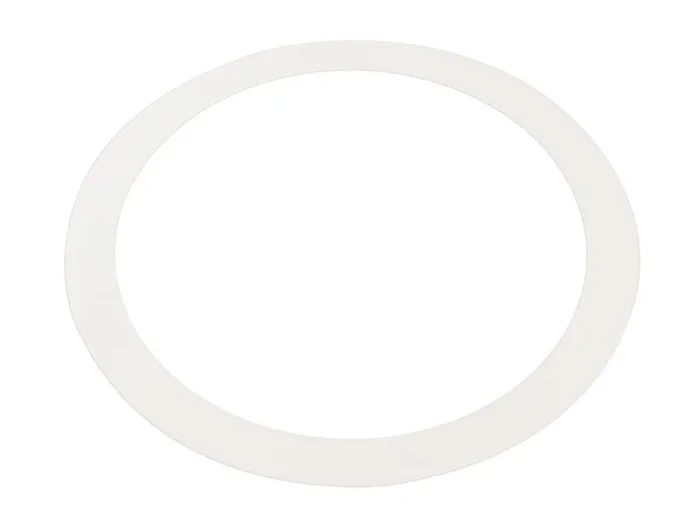 Overtone control ring set for drums, transparent, 6 rings, 16″