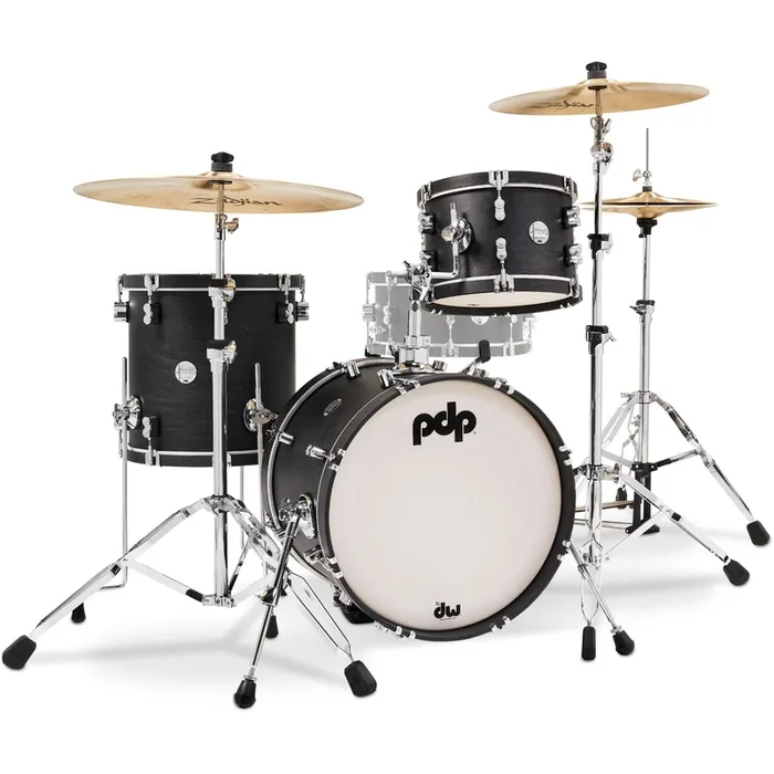 Pacific Drums & Percussion Concept Classic 3-Piece Pack – Ebony