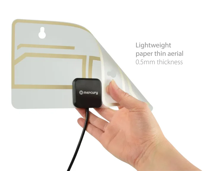 Paper-thin Transparent HDTV Aerial