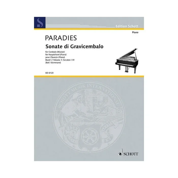 Paradisi, Pietro Domenico – Sonatas for Harpsichord Vol. 1
